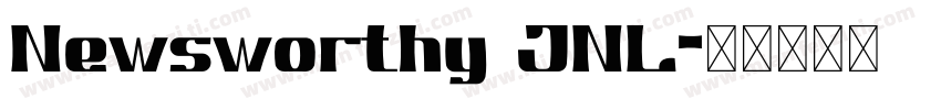 Newsworthy JNL字体转换